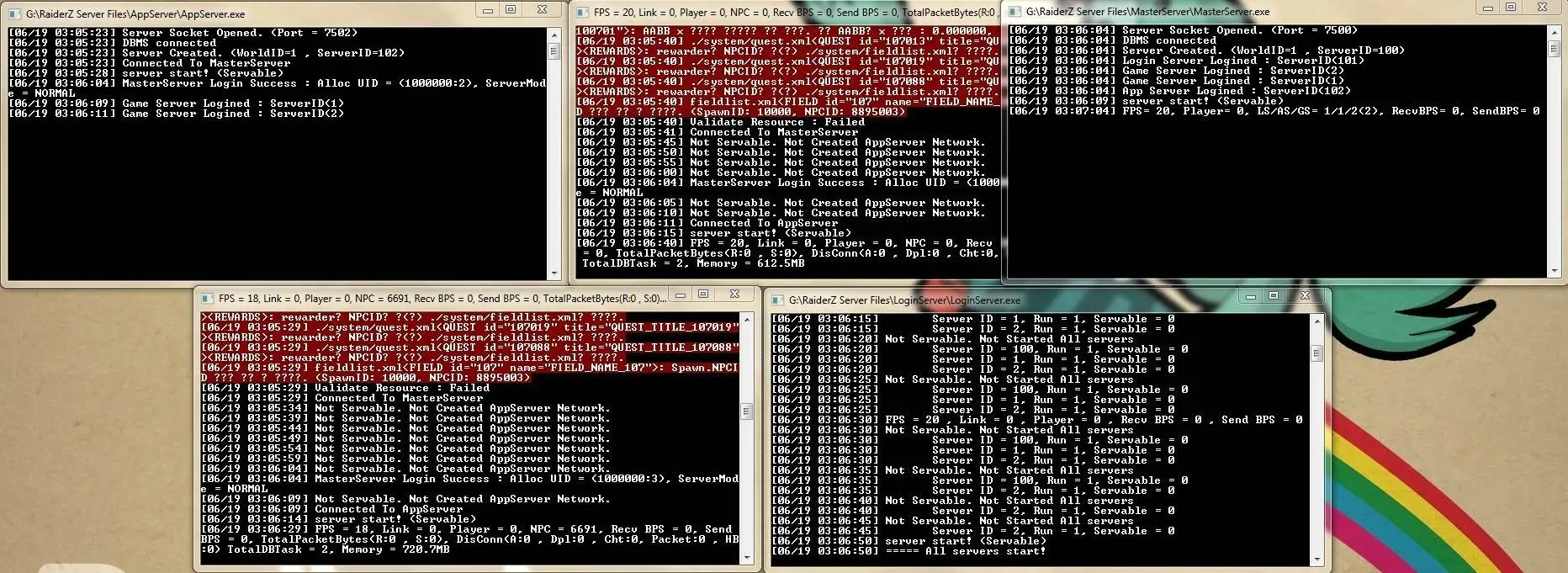 Raiderz Server Setup | RaGEZONE - MMO Development Forums