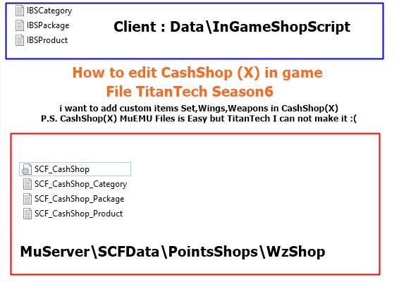 Ig50TCm - [Help] CashShop(X) TitanTech Season6 - RaGEZONE Forums