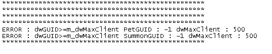 iTUarPk - dwGUID>=m_dwMaxClient PetGUID & SummonGUID - RaGEZONE Forums