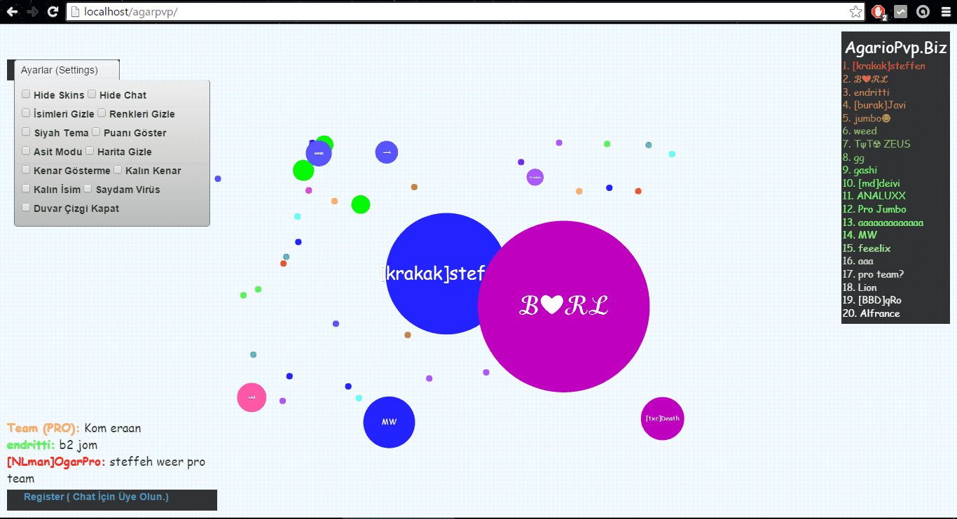 J9U8WUW - [Release] Agario Website: Needs Minor Improvements - RaGEZONE Forums