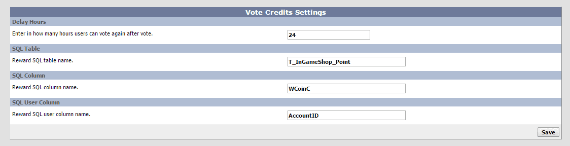 JPVP8pB - [Release] Vote Reward mucore modified - RaGEZONE Forums