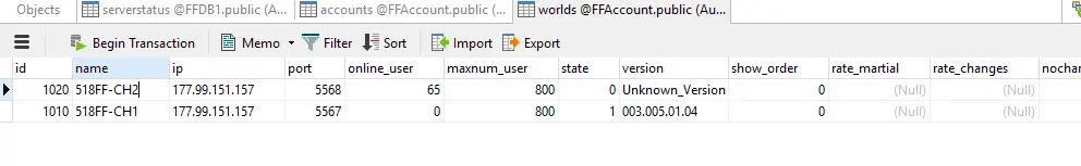 Connection to the server failed. (1) | RaGEZONE - MMO Development Forums