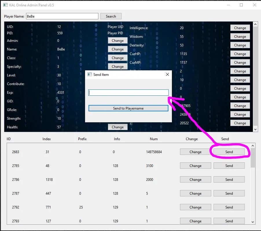 koap_v0.5_1 - [Release] Kal online Admin Panel v0.5 - Python/PySide6 - RaGEZONE Forums