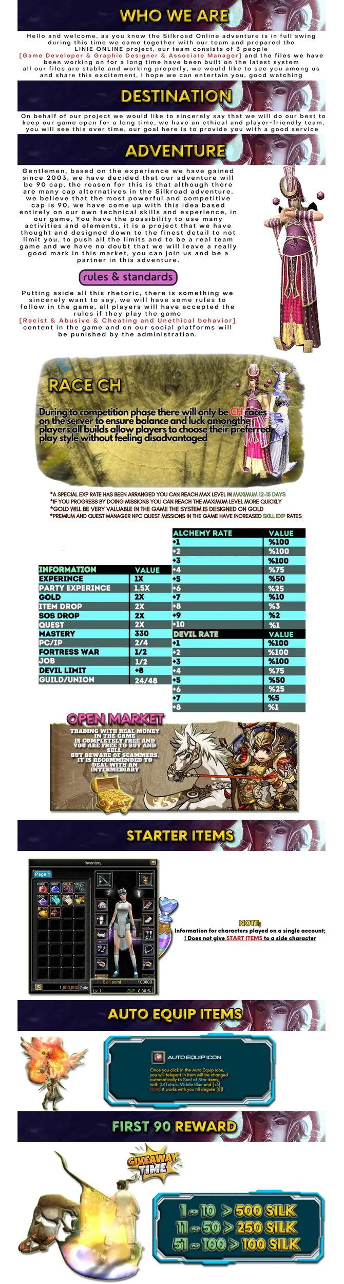 Linie-ENG-1.f - Linie Online | 90 Cap | Long-Term | New System | Play2Win | Quest&Drop&Gold&Job - RaGEZONE Forums