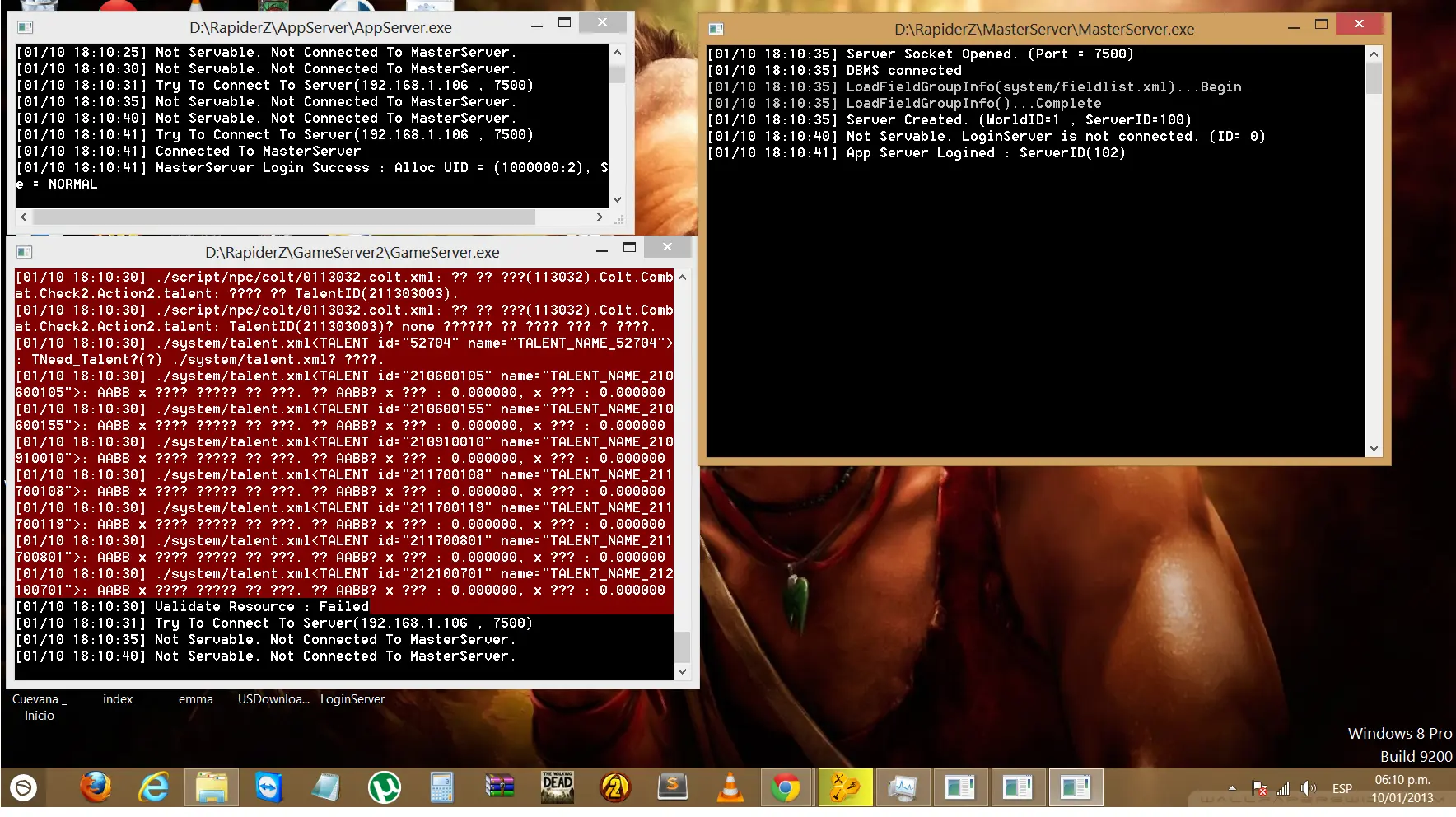 [LoginServer] Raiderz Server Files | RaGEZONE - MMO Development Forums