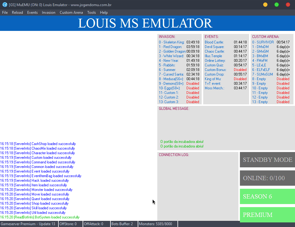 lvFeMIc - [Release] Muserver (Louis) update 13 (s6 and s8 ) Cracked By AnonymousCrackTeam - RaGEZONE Forums