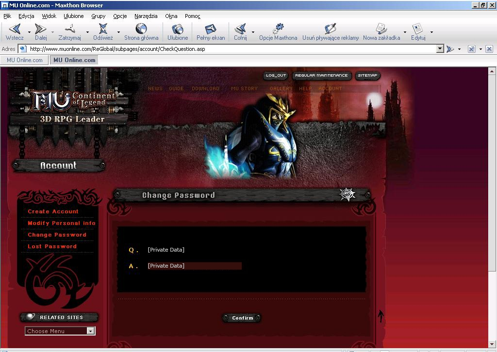 MuOnlineWebPage2005 - Classic website screenshots - RaGEZONE Forums