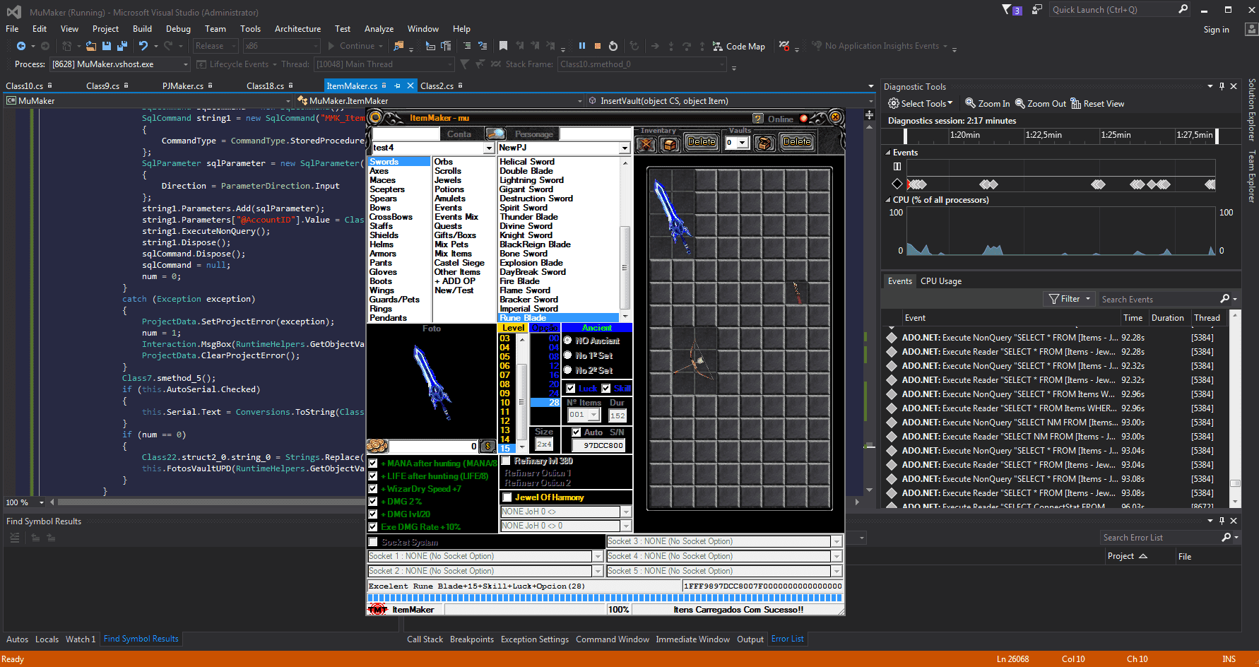 n1rYLe5 - [Release] Zyth3 CashShop Editor (decompiled source code) - RaGEZONE Forums
