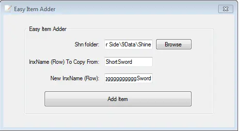 Tools for Shn Editor. (EasyItemAdder, etc.) | RaGEZONE - MMO ...