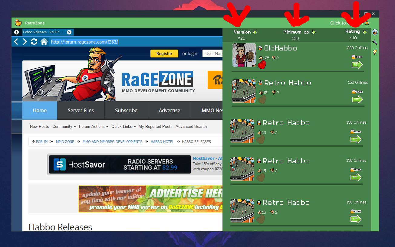 ntvhams - RetroZone - Retro Hotel WebBrowser [C# - R18 - R26 - R31 - R63+] - RaGEZONE Forums