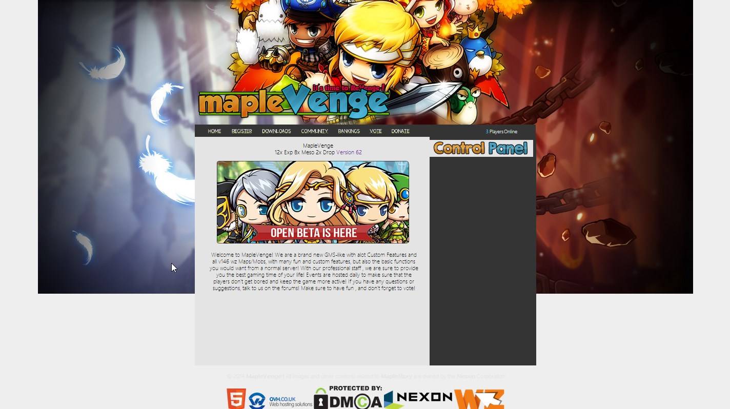 oiiPp3 - [RELEASE]MapleVenge Latest CMS [Justice CMS REMAKE] - RaGEZONE Forums