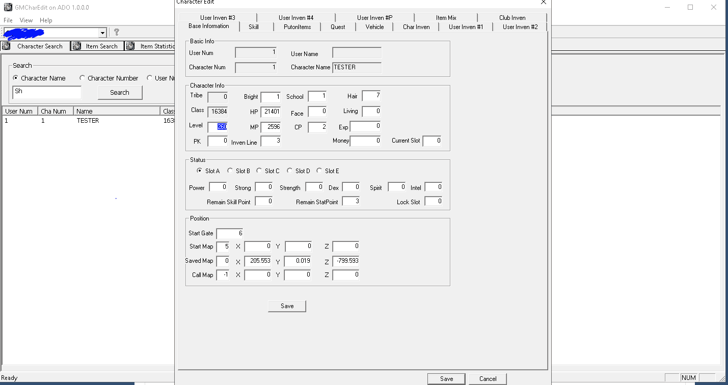 oNY8lxx - [Share] RanGS GMCharEdit - RaGEZONE Forums