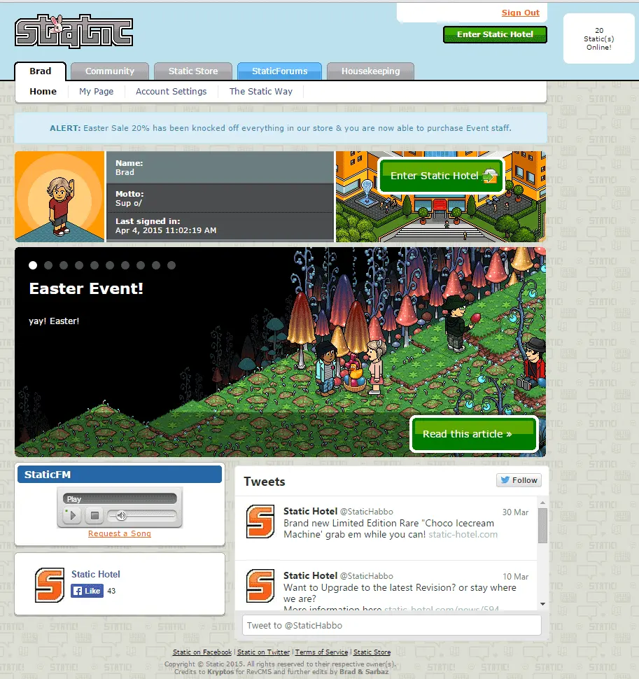 Static ★ RevCMS Edit ★ With SWF ★ More Included ★ | RaGEZONE - MMO ...