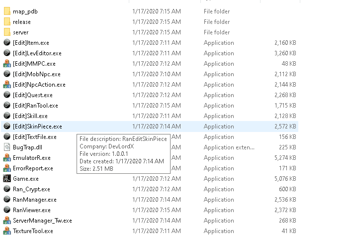P30yHXH - EP7 Classic File Leak[Glory Ran] - RaGEZONE Forums