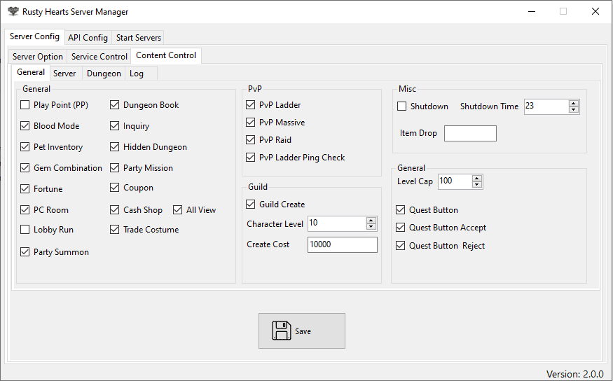 preview-03 - [Rusty Hearts] Server Manager - RaGEZONE Forums