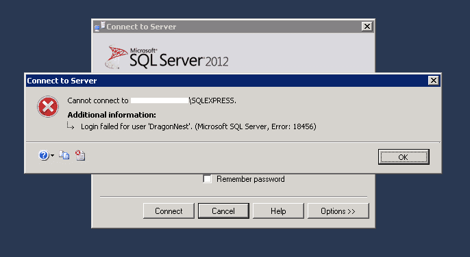 qGz2S90 - SQL Login Error - RaGEZONE Forums