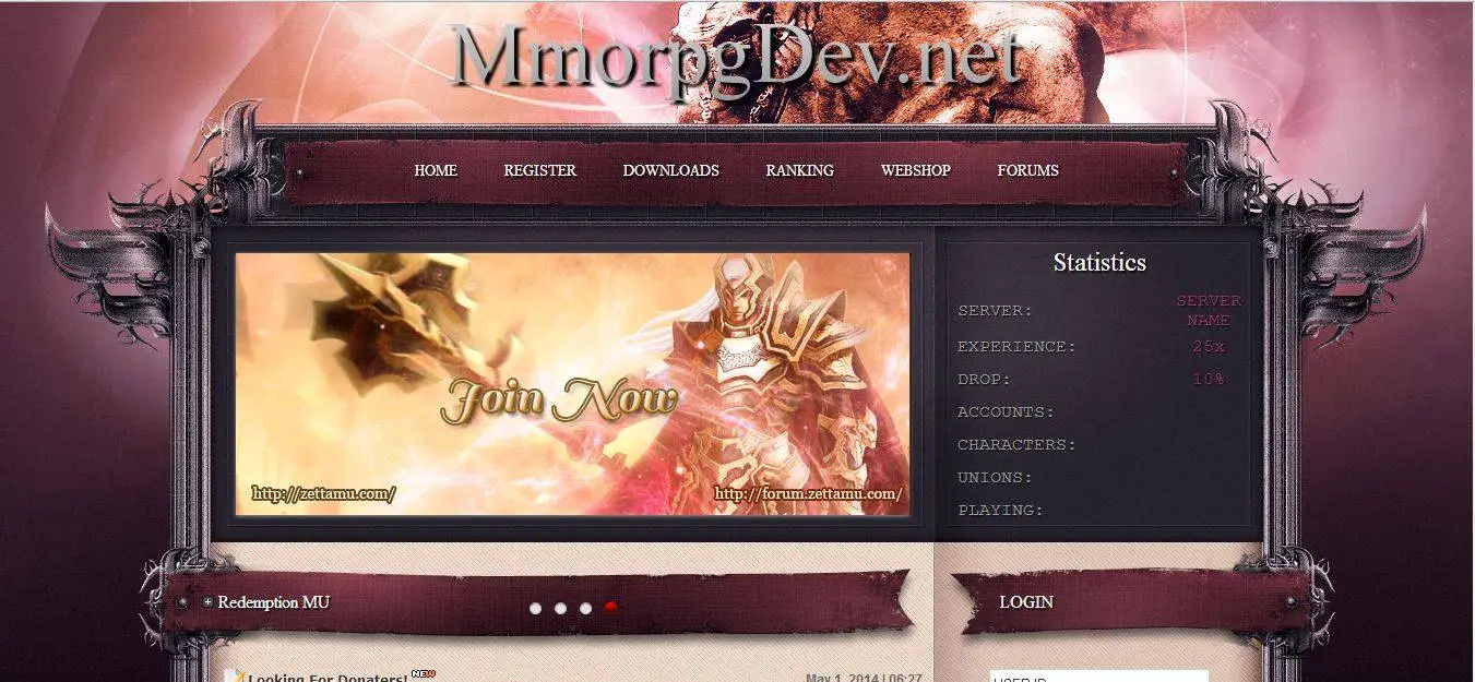 [Release] Template ZettaMu MUCore 1.0.8 | RaGEZONE - MMO Development Forums