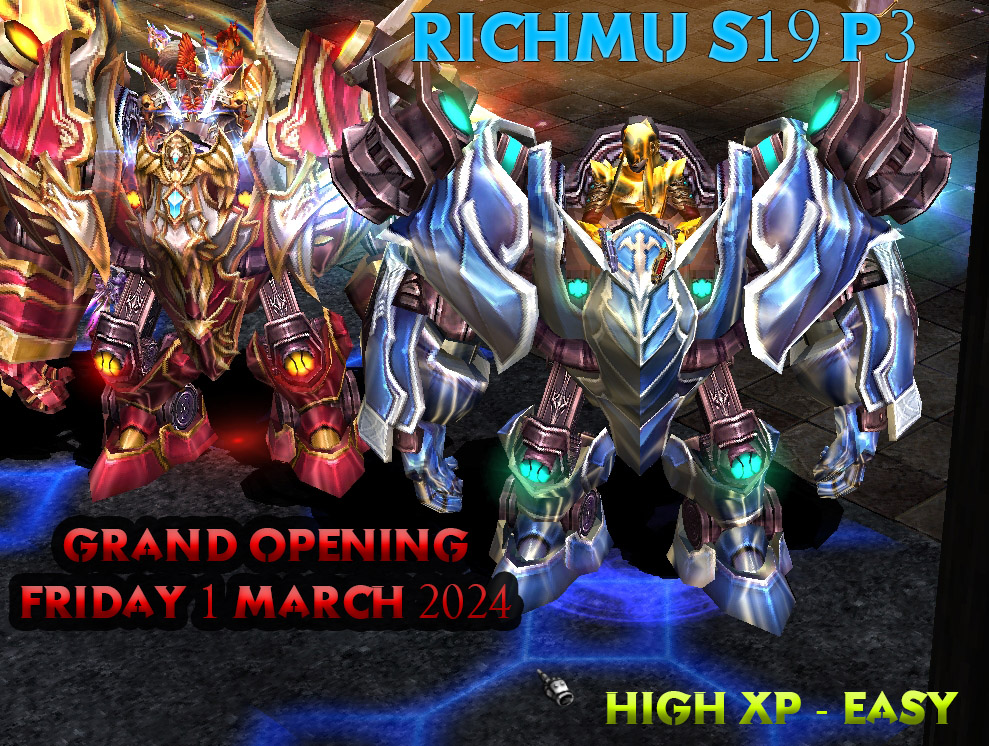 richmu1 - RICHMU Season 19 Part 3 - easy 99999x - opens friday 1 march 2024 - RaGEZONE Forums