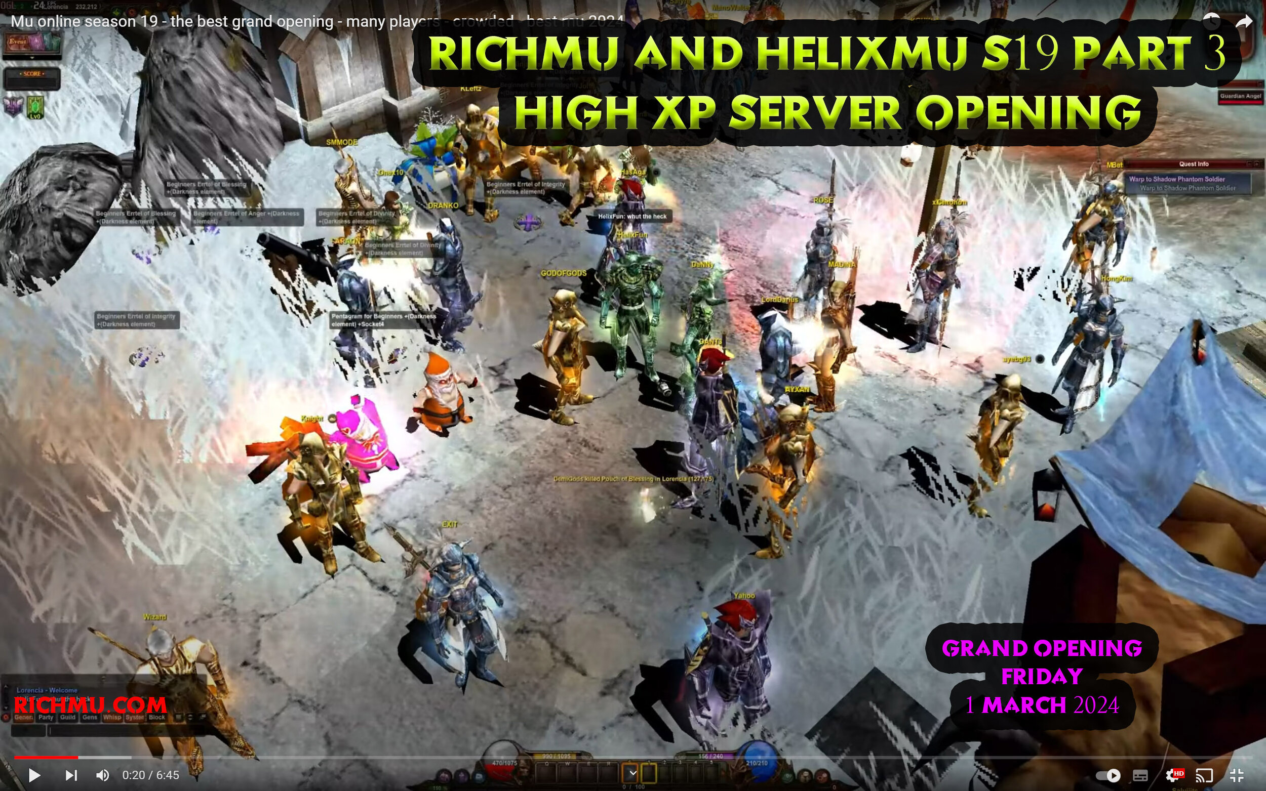 richmu2 - RICHMU Season 19 Part 3 - easy 99999x - opens friday 1 march 2024 - RaGEZONE Forums