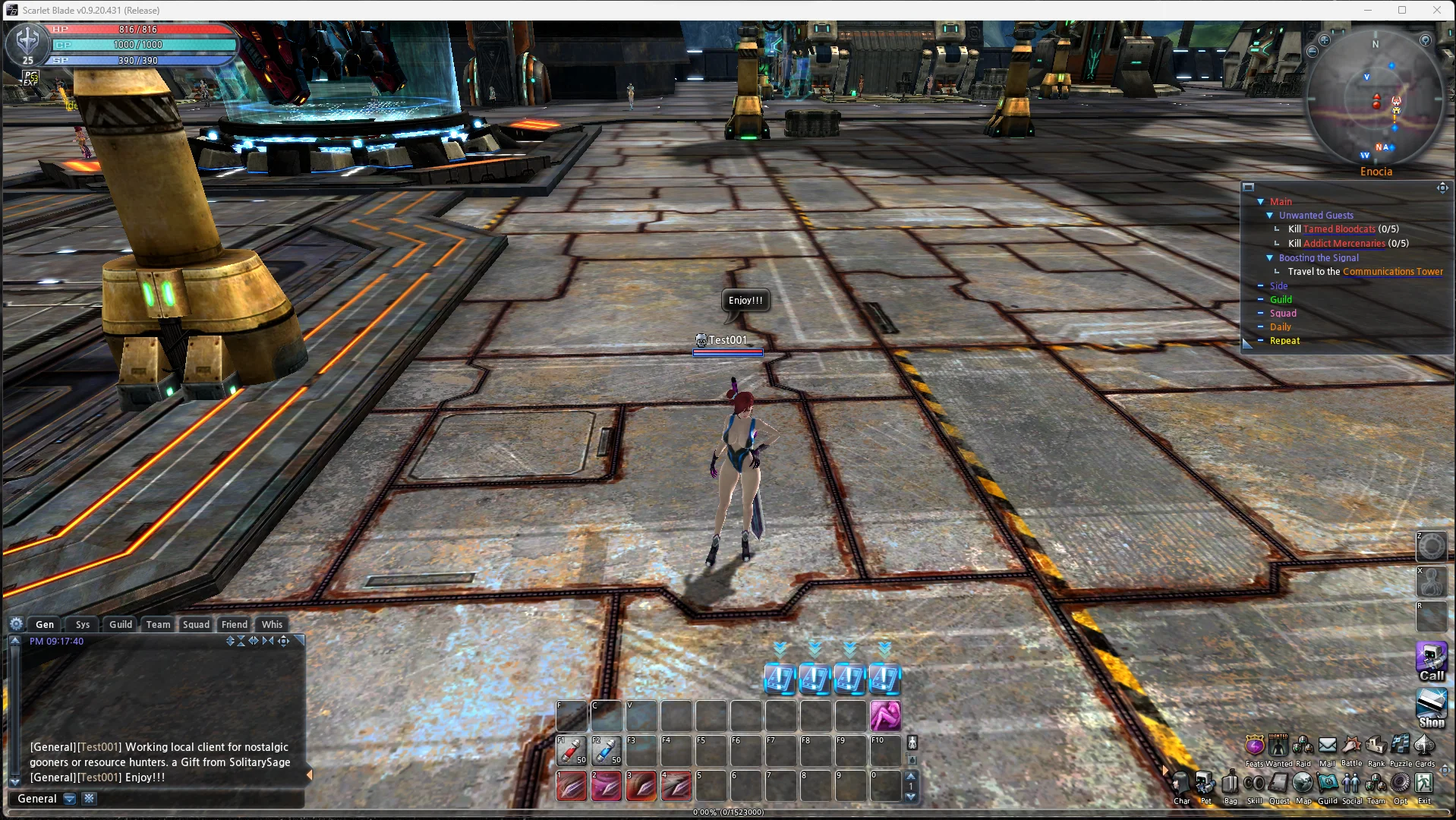 Scarlet Blade Local Client+Server+DB(Vibe-Coded). 1-click setup ...