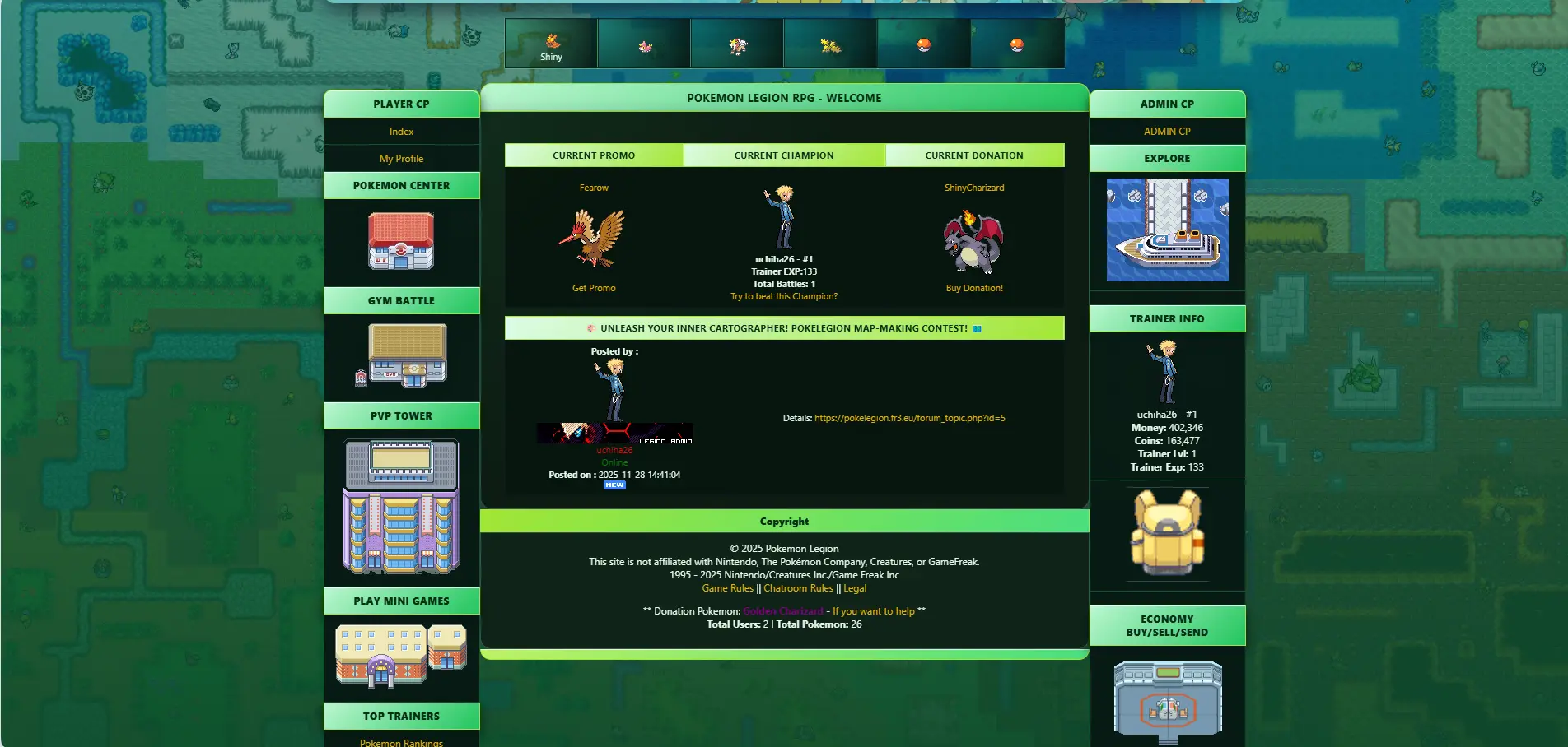Screenshot 2025-11-28 145336 - What i am working on - Pokemon Legion -  browser based, realtime PVP, no download - RaGEZONE Forums