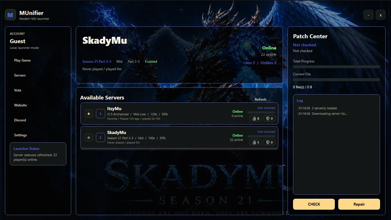 Screenshot 2026-07-14 011852 - MUnifier - Launcher - RaGEZONE Forums