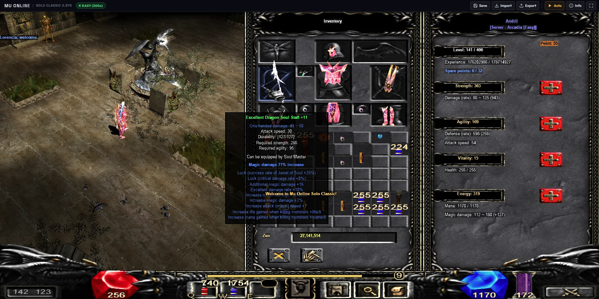 Screenshot 2026-10-18 024512 - [Release] MU Online 0.97k Solo: GameServer + Client compiled to WebAssembly, runs 100% in the browser - RaGEZONE Forums