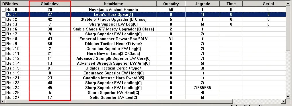 How to get SlotIndex in CSP Tools | RaGEZONE - MMO Development Forums