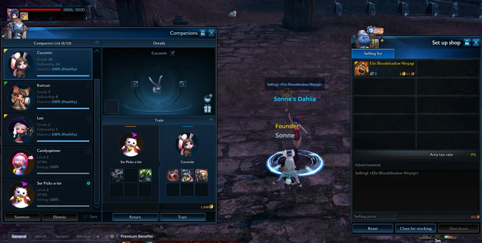 TERA 100.2 - Buy/Sell Pets? | RaGEZONE - MMO Development Forums