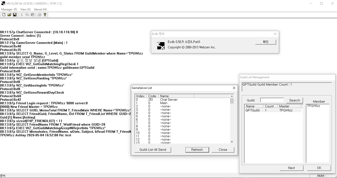 Screenshot_4 - [Development] ExDb Season 10.3/12.2 Decompilation(source) - RaGEZONE Forums