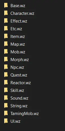 WZ - Community Wz/.img Repack for v83 | RaGEZONE - MMO Development Forums