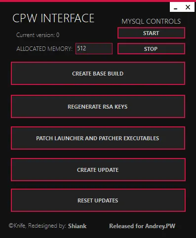 CPW Maker (Windows) | RaGEZONE - MMO Development Forums