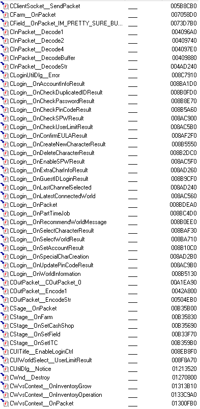 sTGPztG - Library of IDB's for different versions with named addresses - RaGEZONE Forums