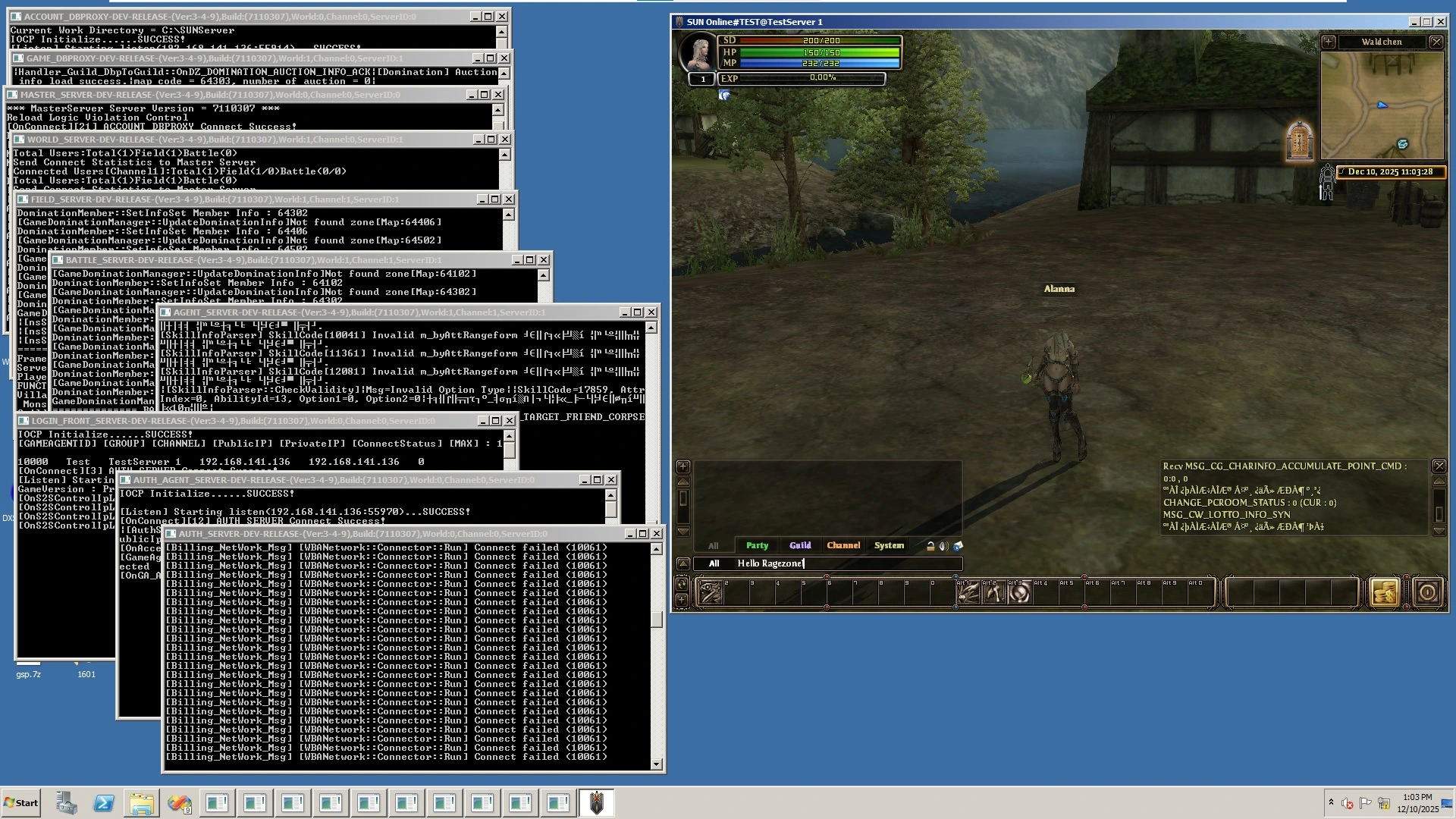 sunrunning - SUN Online 1104 Source + Client + Server - RaGEZONE Forums