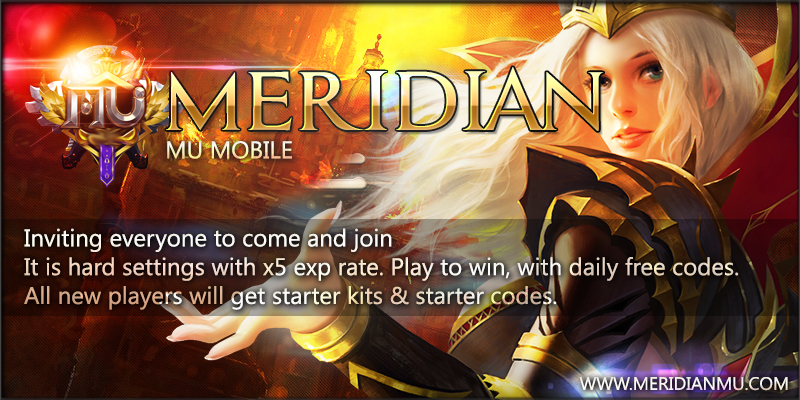 T9hUQCD - Meridian MU Mobile 3.0 - RaGEZONE Forums