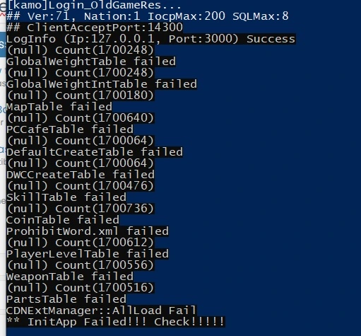 N>Help to fix database | RaGEZONE - MMO Development Forums