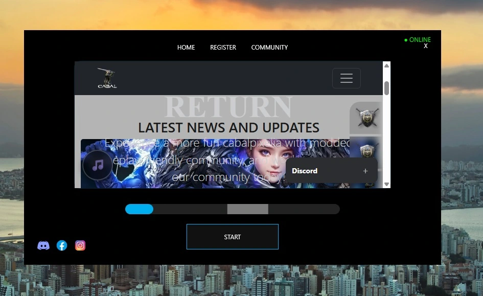 Untitled 1 - CABAL LAUNCHER (AUTO UPDATE + WEB + AAA UI) - RaGEZONE Forums