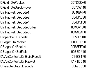 W9fDRXW - Library of IDB's for different versions with named addresses - RaGEZONE Forums