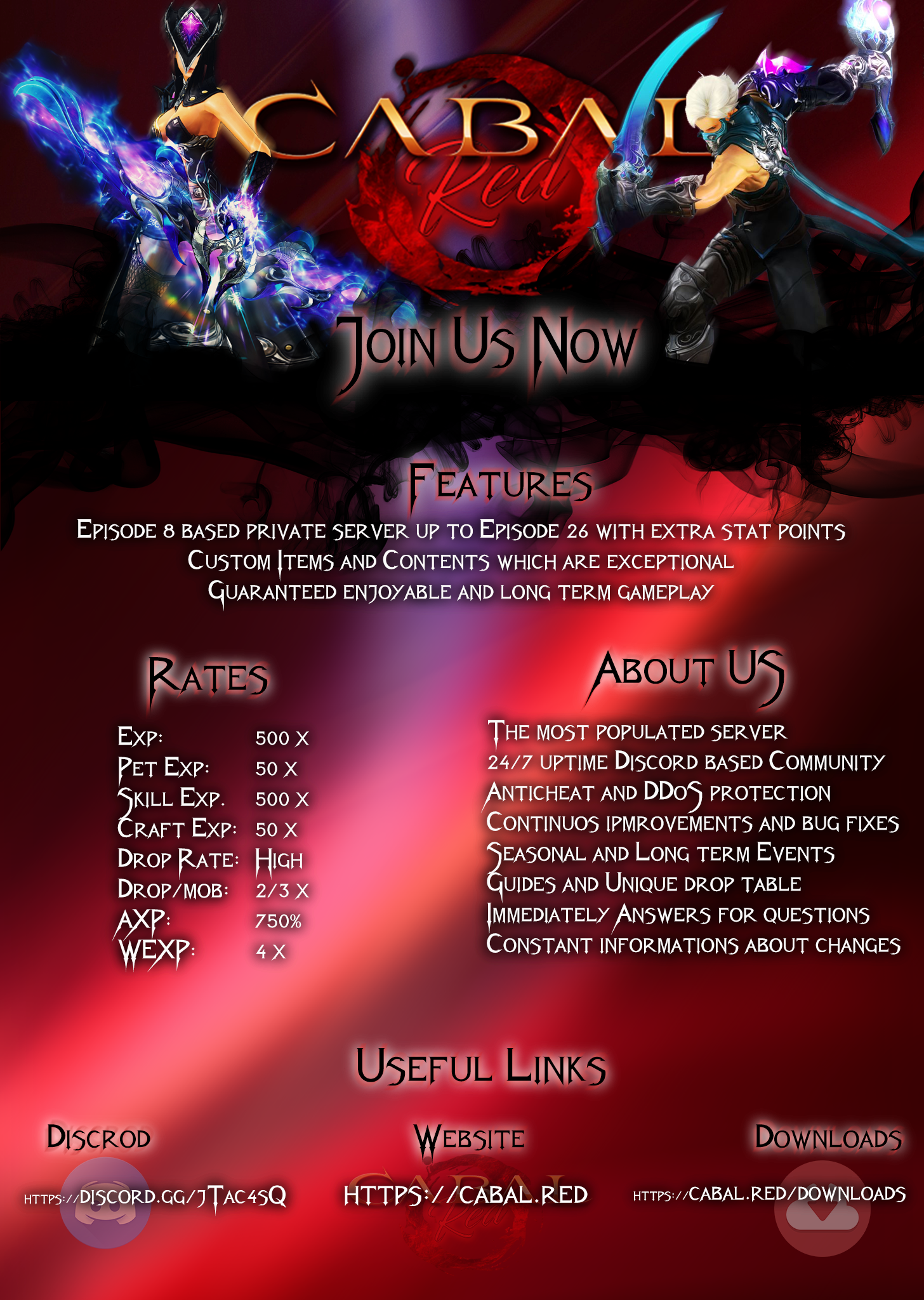 wAFJUHv - [Cabal Online]Cabal.RED - Medium and High Rate Server - RaGEZONE Forums