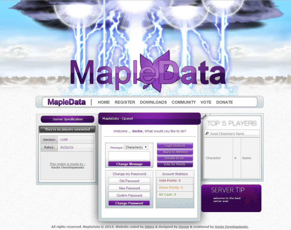 [RELEASE] MapleData. | RaGEZONE - MMO Development Forums