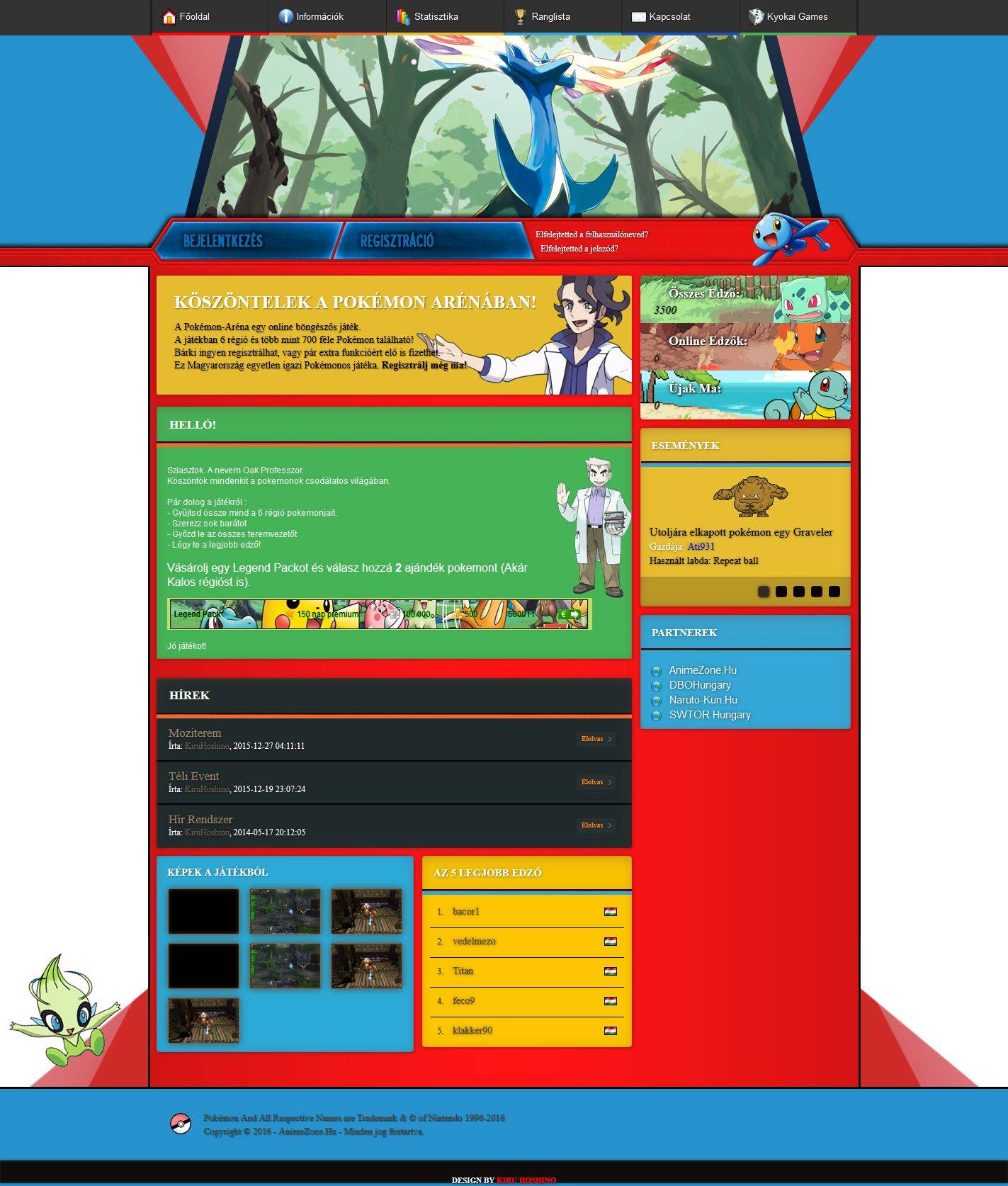 Wg5nWxi - My Pokemon-Arena Developer topics - RaGEZONE Forums