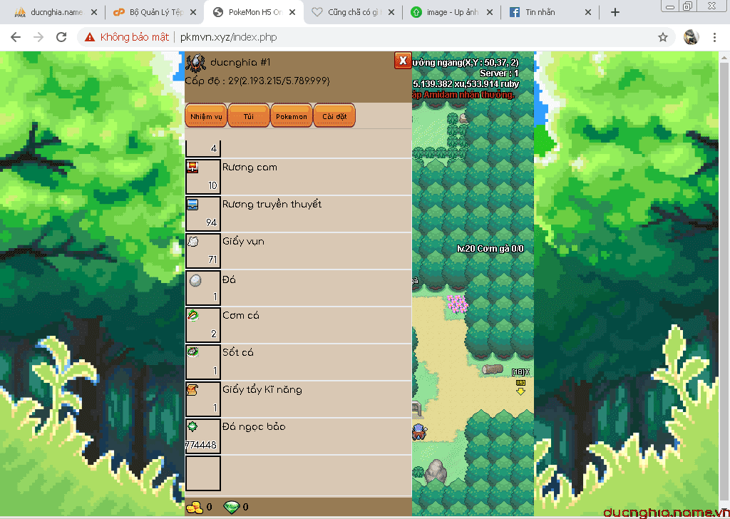 ww0V8D - [Releases] Pokemon Multiplayer transformation HTML - RaGEZONE Forums