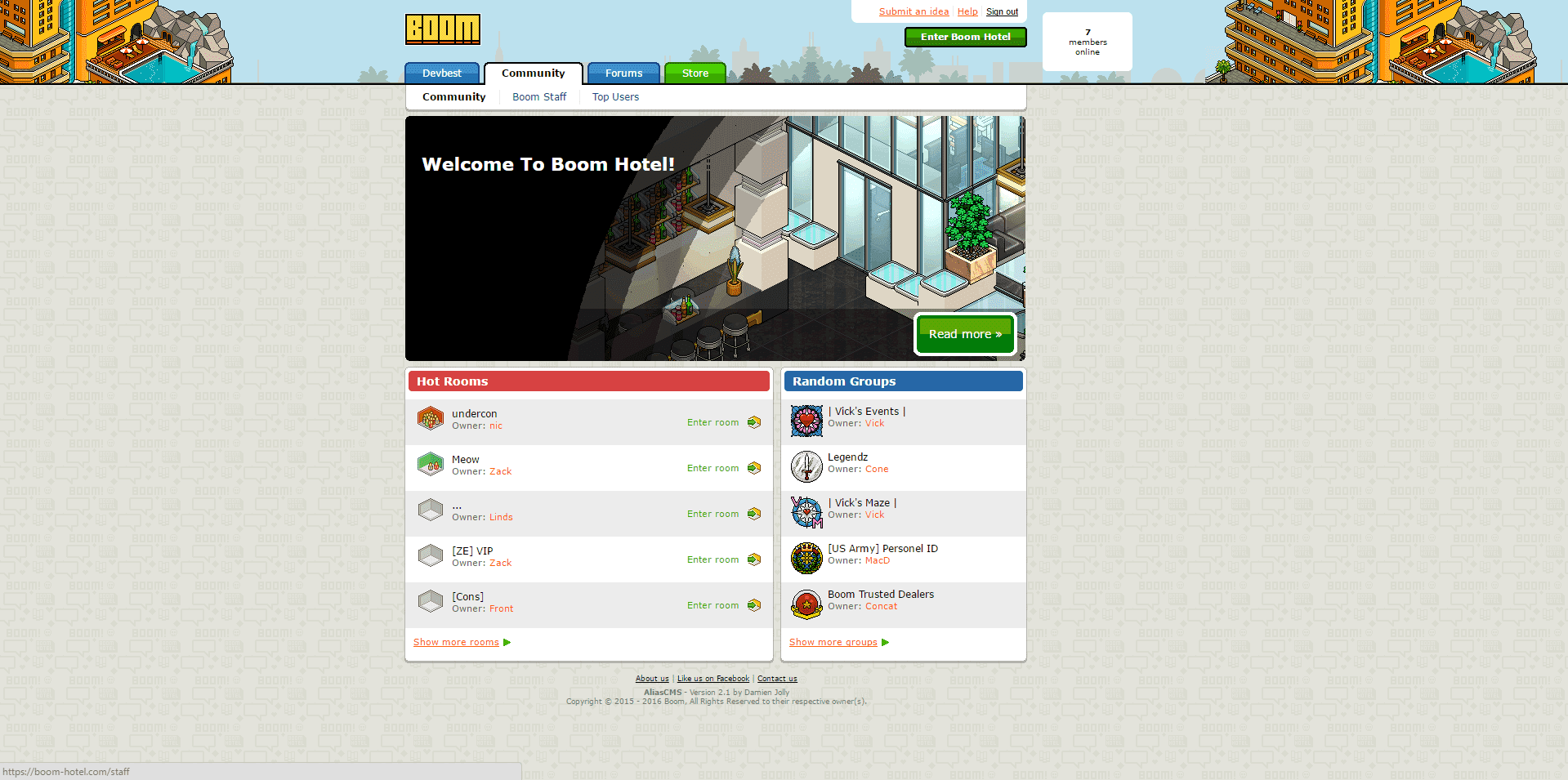 XfTvpY4 - uHabboCMS Release ~ Older Version ~ Forums ~ Avatar Selector ~ Custom CMS - RaGEZONE Forums