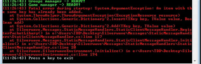 PlusEMU (Silverwave) - Handlers error | RaGEZONE - MMO Development Forums
