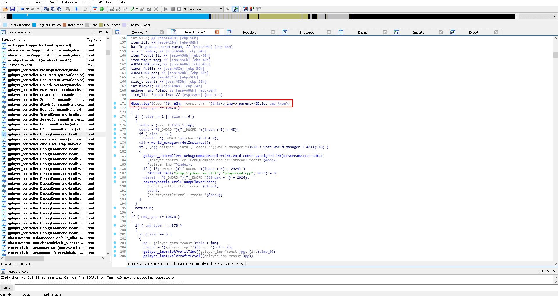 XyTKki0 - Enabling debug console only for a unique roleid - RaGEZONE Forums