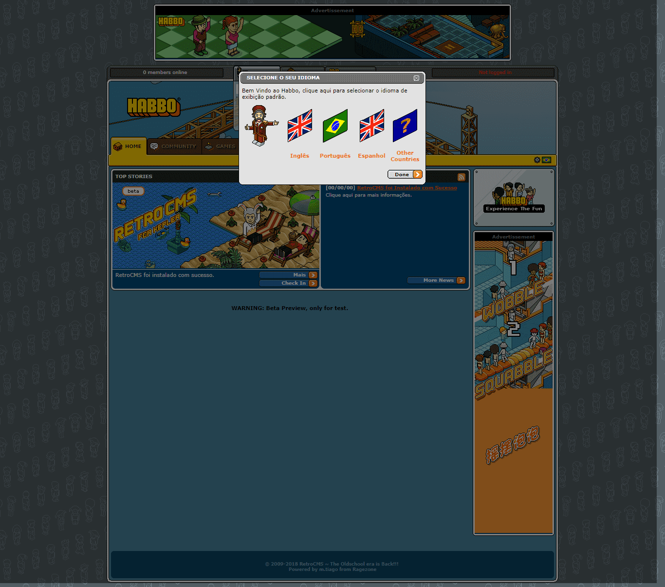 yE5OdhI - [REL] RetroCMS ~ The Oldschool Era Its Back - BETA2 [REL] - RaGEZONE Forums