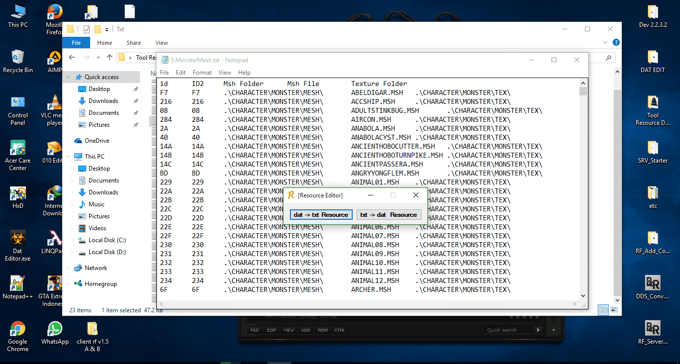 YP4hWjV - [HELP] ADDING NEW LINES ON Resource.edf - RaGEZONE Forums