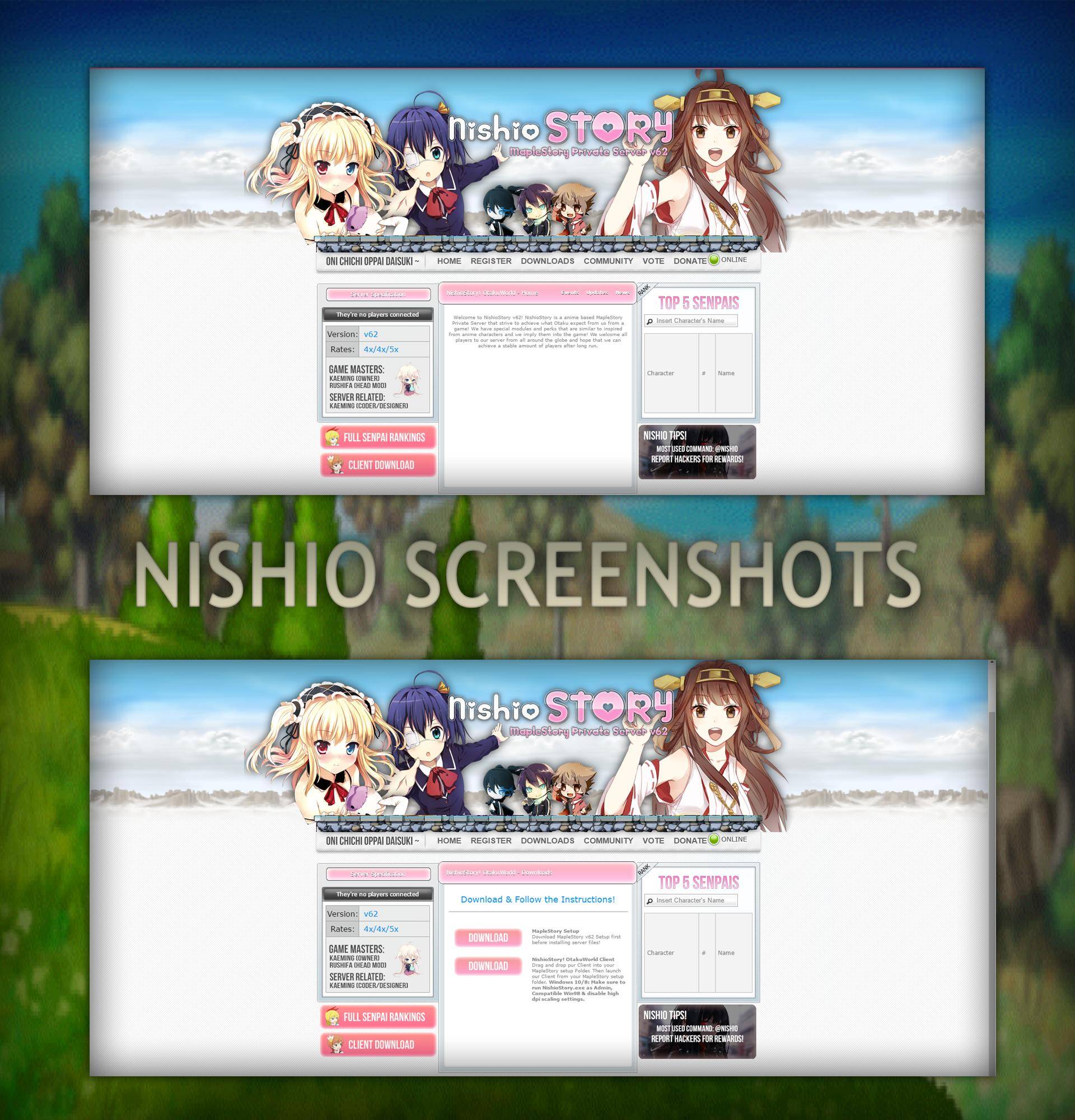 z3noKth - [Reskin Release] NishioStory, based on MapleByte - RaGEZONE Forums