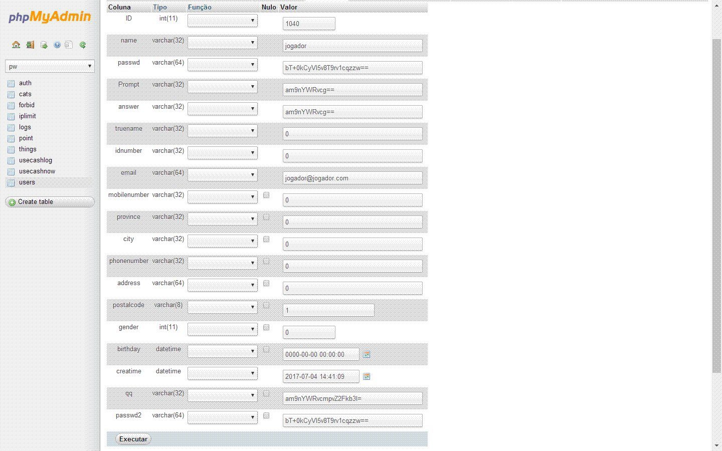 ZsQdaIM - Solution for: matrixpasswd NOT usbbind - RaGEZONE Forums