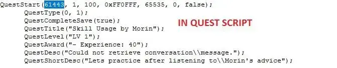 Need help about Quest , | RaGEZONE - MMO Development Forums